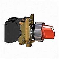 Селекторный переключатель Harmony, 3 позиции, 10А | код. XB4BK134B5 | Schneider Electric